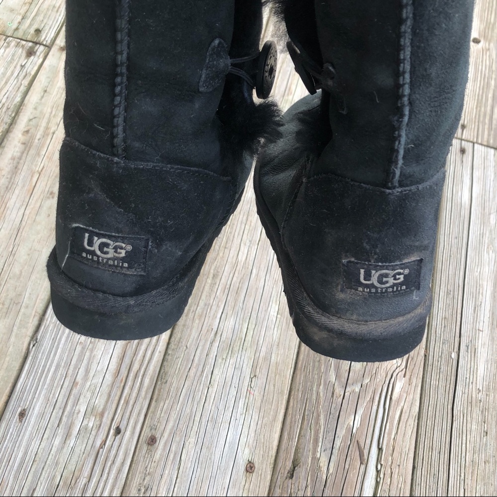 Ugg Bailey Triple Button Shearling Suede Boots - image 3